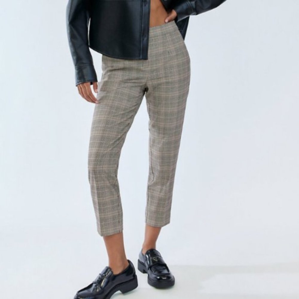 Aritzia babaton conan plaid dress pant NWOT